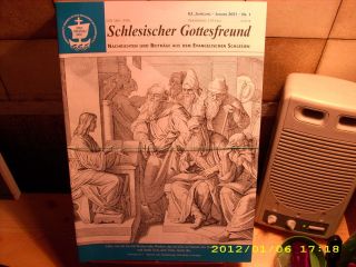 Schlesischer Gottesfreund Jahrgang 2011 DinA4 zus 192 Seiten Schlesien