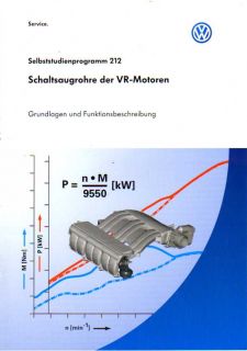 SSP 212 VW GOLF 4 R32 Schaltsaugrohre der VR Motoren