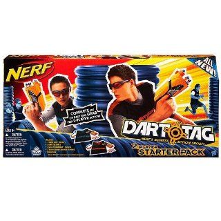 Nerf Dart Tag 2 Spieler Stater Set mit Pistolen, Darts, Brillen und