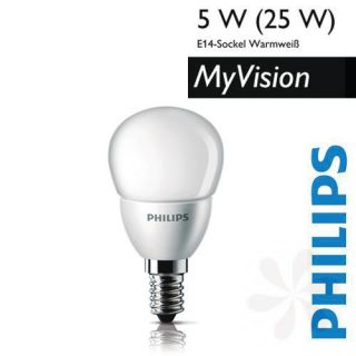 Philips MyVision LED Tropfen E14   5W (25W)   2.700K