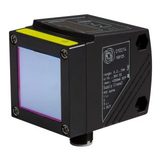 Automation24 Laser Distanzsensor mit Hintergrundasublendung   O1D214