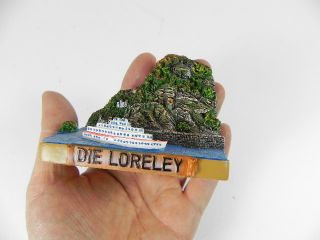 LORELEY Felsen Rhein,9 cm Modell,Reise Souvenir,NEU