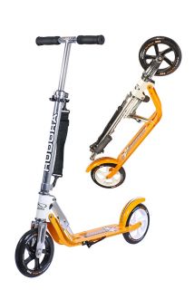 Hudora Big Wheel 205 Roller Scooter orange/weiß 14708