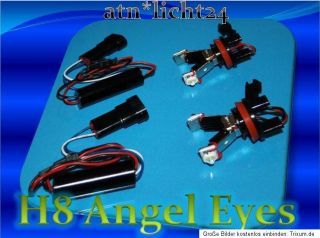 H8 BMW E92,E93,E60,E61 LCI 6W Power LED Angel Eyes Tagfahrlicht