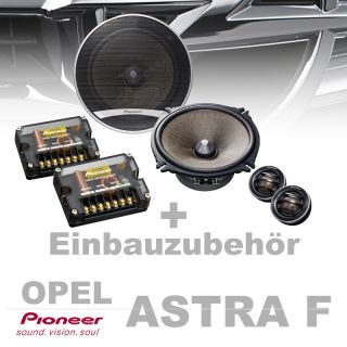 PIONEER Front Kompo Boxen+Adapter 165mm Auto Lautsprecher 260W für