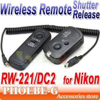 RW 221 Wireless Shutter Remote f Nikon D7000 D5000 D90