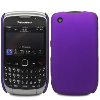 FOR BLACKBERRY CURVE 3G 9300 PURPLE ARMOUR BACK HARD SHELL CASE COVER