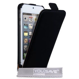 iPod Touch 5G Echt Leder Tasche Schwarz 5. Generationvon Yousave