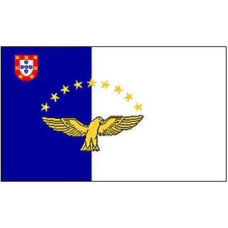 Azoren Flagge Fahne 90 * 150 cm Küche & Haushalt