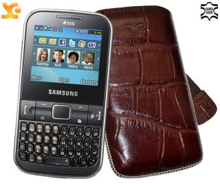 Etui Tasche Hülle Case Bag für Samsung GT Chat 222