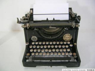 Schöne alte Schreibmaschine Mercedes, Zella Mehlis, 10/20er Jahre
