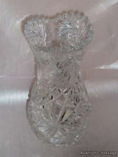 KRISTALLVASE Bleikristall Vase   31,5 cm   ca. 60   70 Jahre alt (606