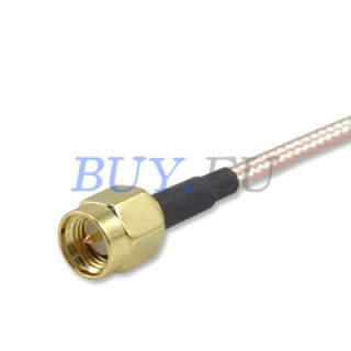 SMA male to male plug RF Pigtail Coaxial Cable RG316