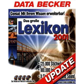 Das große Data Becker Lexikon 2001. Update. 4 CD  ROM für Windows ab