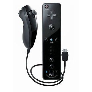 Wii Remote Plus + Wii Nunchuk Controller Set in schwarz 