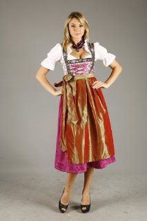 Stockerpoint Mididirndl 3tlg. Amanda fuchsia 70 cm Stockerpoint