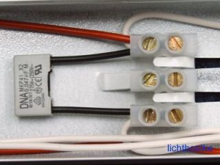 2x18W Leuchte Lichtleiste Fassung mit Leuchtstofflampe