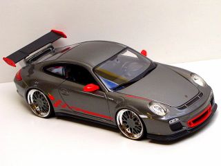 PORSCHE 911 / 997 GT3 RS BBS FELGEN 1:18 TUNING