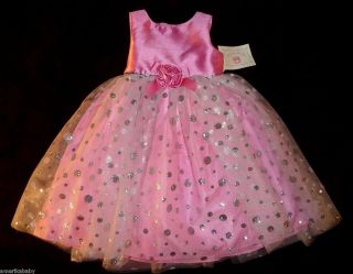 marmellata Princess Tüll Petticoat Kleid Mädchen Girl 5T Dress pink