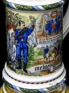 BIERKRUG SAMMELKRUG AK KAISER  German Beer mug Porcelain 258