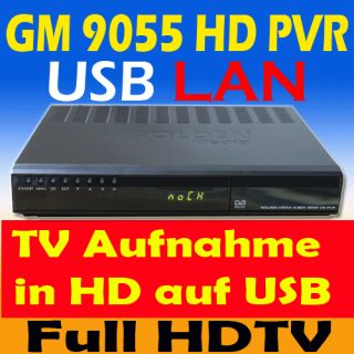 GOLDEN MEDIA 9055 HD Digital Sat Receiver HDMI LAN USB