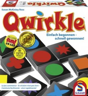 Gesellschaftsspiel Qwirkle. Spiel des Jahres 2011