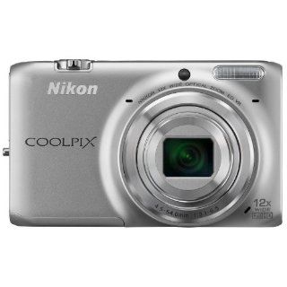 Nikon Coolpix S6500 Digitalkamera 3 Zoll silber Kamera