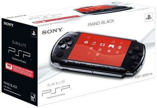 SONY PSP 3004 Slim & Lite, Piano Black (schwarz) NEU