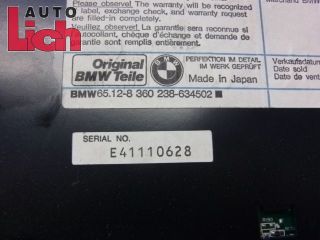 BMW E34 5er 525 TDS Verstärker Endstufe Soundsystem 65.12 8360238
