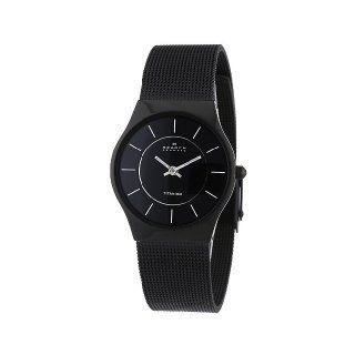 Skagen Damenarmbanduhr Slimline Titan Stahl 233STMB