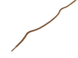 Paar Schnürsenkel hellbraun   rund   60 cm lang   Ø 2,5 mm 30 60 276