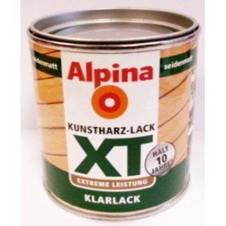ALPINA XT Kunstharz Klarlack, Seidenmatt, 2 L., Innen & Außen, 13,49