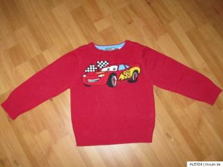 süsser Pullover Cars Disney**Gr.98 104**Rot**TOP