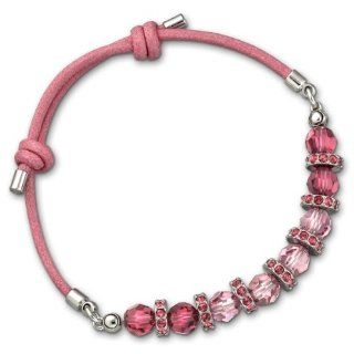 Swarovski Damen Armband Polly Indian Pink Rhodium 1128114 