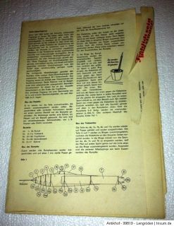 DDR Vorläufer Kranich Modellbogen Delta Düsenflugzeug Papiermodell