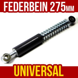 Federbeine / Stoßdämpfer   275mm Universal   Mofa, Moped, Roller