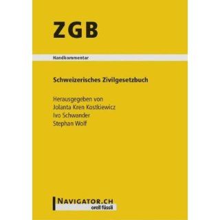 ZGB Handkommentar zum Schweizerischen Zivilgesetzbuch 