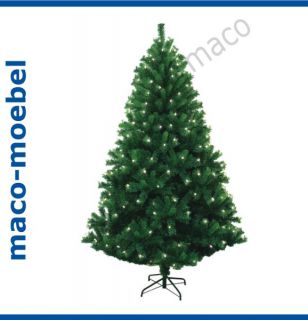 Weihnachtsbaum 210 cm 894 Spitzen + 264 LED weiss