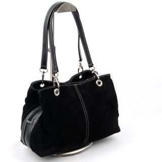 Wildleder Handtasche Damentasche Tasche Made in Italy LTA049 NEU