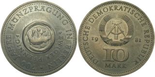 C285 J.1582 DDR 700 Jahre Münze Berlin 10 Mark 1981