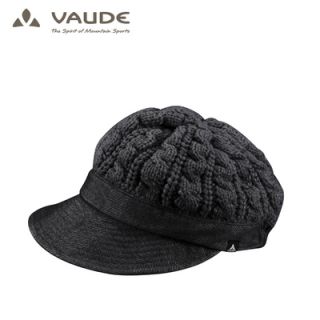 VAUDE Womens Yale Hat Strickmütze mit Schirm Mütze schwarz oder