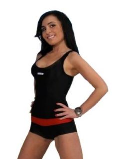 Damen Badeanzug mit Bein Schwimmanzug mit Schwimmerrücken Modell M0