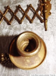 Alte Klavierleuchter aus Bronze oder Messing,Art Deko