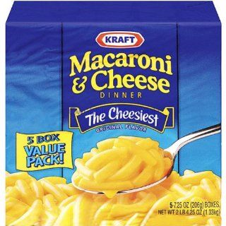 Kraft Macaroni and Cheese The Cheesiest 5er Pack (5x206g) 