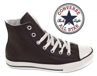 Converse Chucks All Star Boots Leder Braun Gr. 36   38