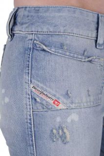 Edle Jeans der Marke Diesel Mit Reißverschluss und logogeprägtem