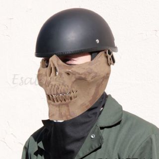 Paintball Softair Militär Voll / Halb Schutz Maske Totenkopf Schädel