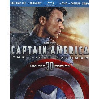 Captain America The First Avenger 3D Blu ray 3D + Blu ray + DVD