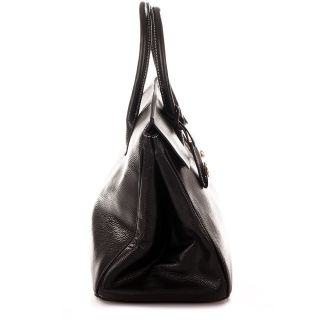 ROUVEN Black Schwarz & Gold JANE 40 Tote Bag Leder Tasche Handtasche