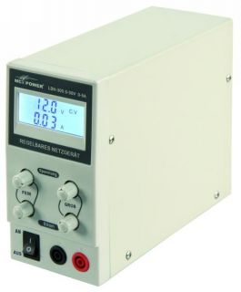 Labor Netzgerät McPower LBN 305 0 30 V, 0 5 A regelbar, LCD Anzeige